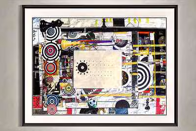 Untitled (Collage with Targets) 3