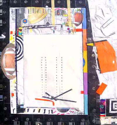 Untitled (Football Field Collage)
