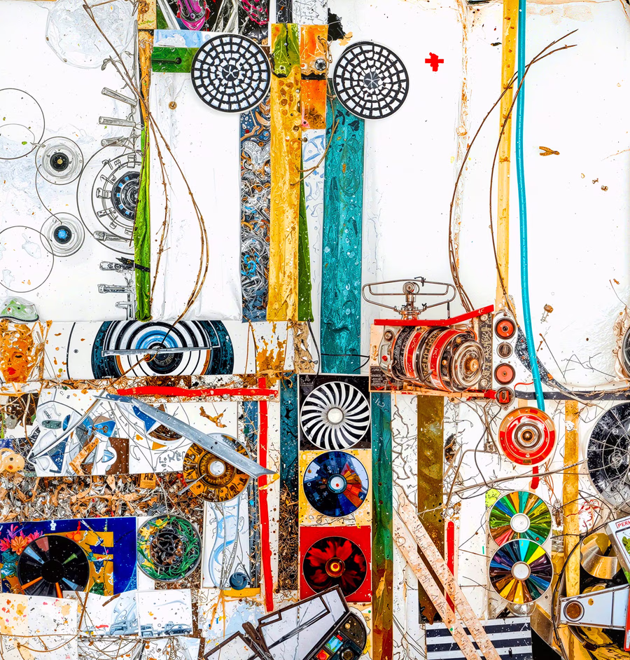 Studio work 4 of 4: Untitled (Assembled Machines), 2020